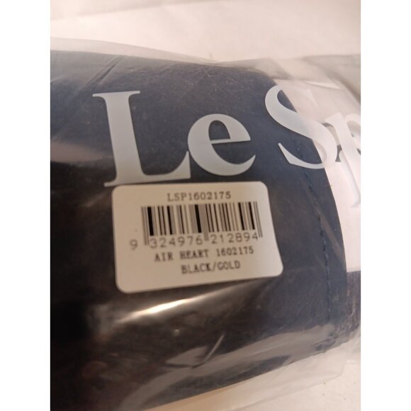 Authentic Le Specs Sunglasses AIR HEART Black Gold Khaki Mono New With Case - Picture 12 of 13